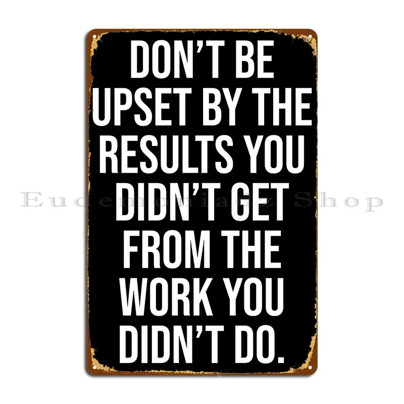 Home Cinema Quotes - Plakat Logam Kutipan Motivasi Don't Be