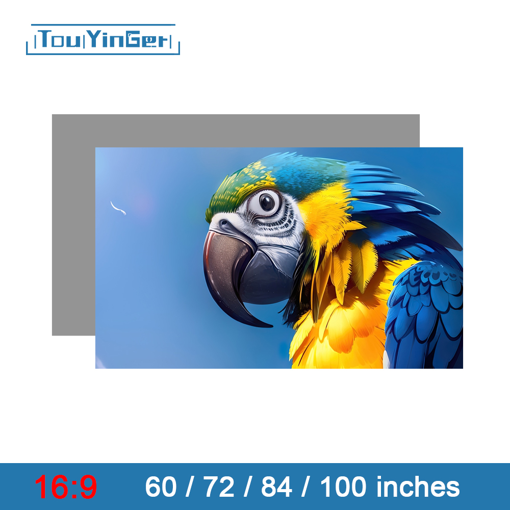 Layar Proyektor Reflektif Touy - Home Cinema Projector Screen ulasan dan harga