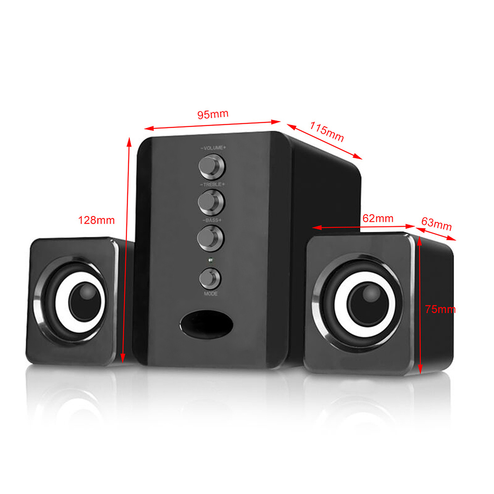 Speaker komputer berkabel D-20 - Jvc Home Cinema ulasan dan harga