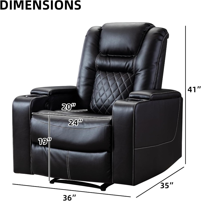 Kursi Recliner Listrik CANMOV  - Home Cinema Recliner Chairs ulasan dan harga