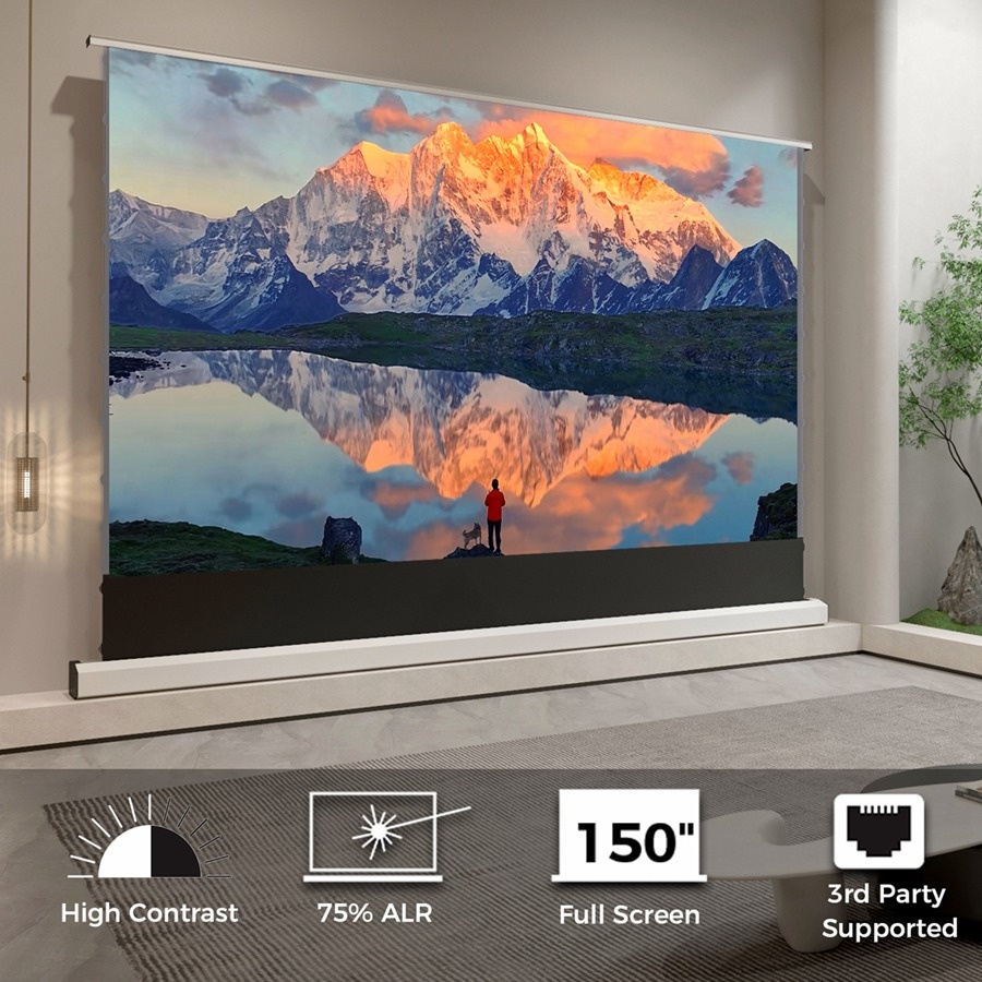 100 ''120'' 150 ''8K Kontras T - Home Cinema Projector Screen ulasan dan harga
