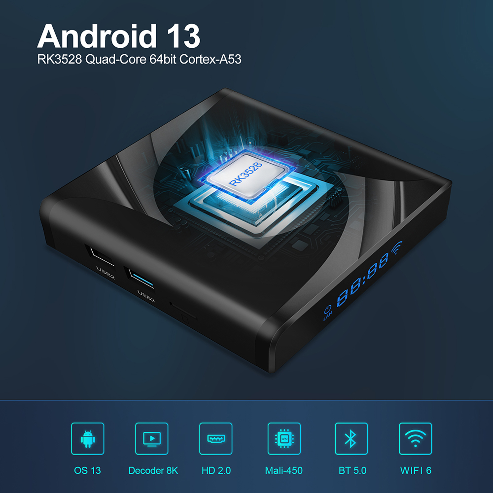 X88 Pro 13 4GB 64GB 32GB, Smar - Home Cinema Google ulasan dan harga