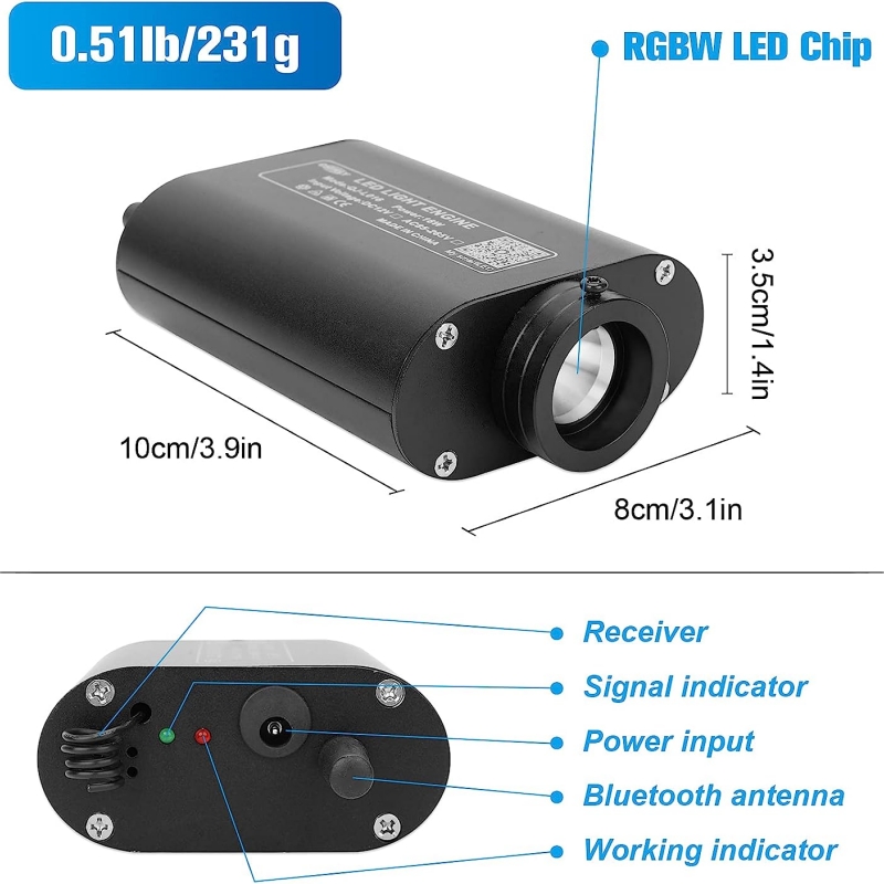 Lampu Langit-Langit Serat Opti - Home Cinema Galaxy ulasan dan harga