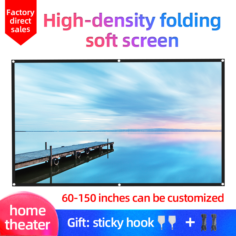 LEJIADA Layar Proyektor Lipat  - Home Cinema Projector Screen ulasan dan harga