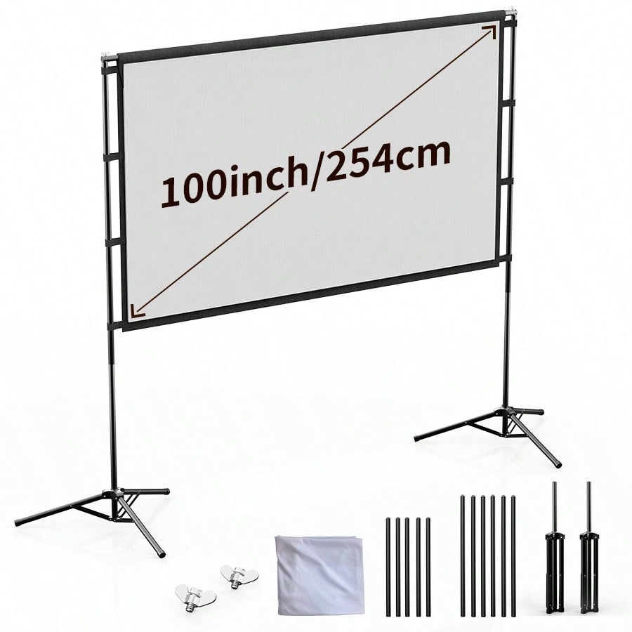XBJ Layar Proyeksi 4K Ultra HD - Home Cinema Projector Screen ulasan dan harga