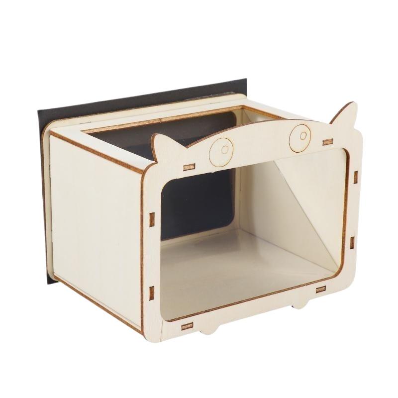 1Set Proyektor Hologram 3D Tam - Home Cinema Diy ulasan dan harga