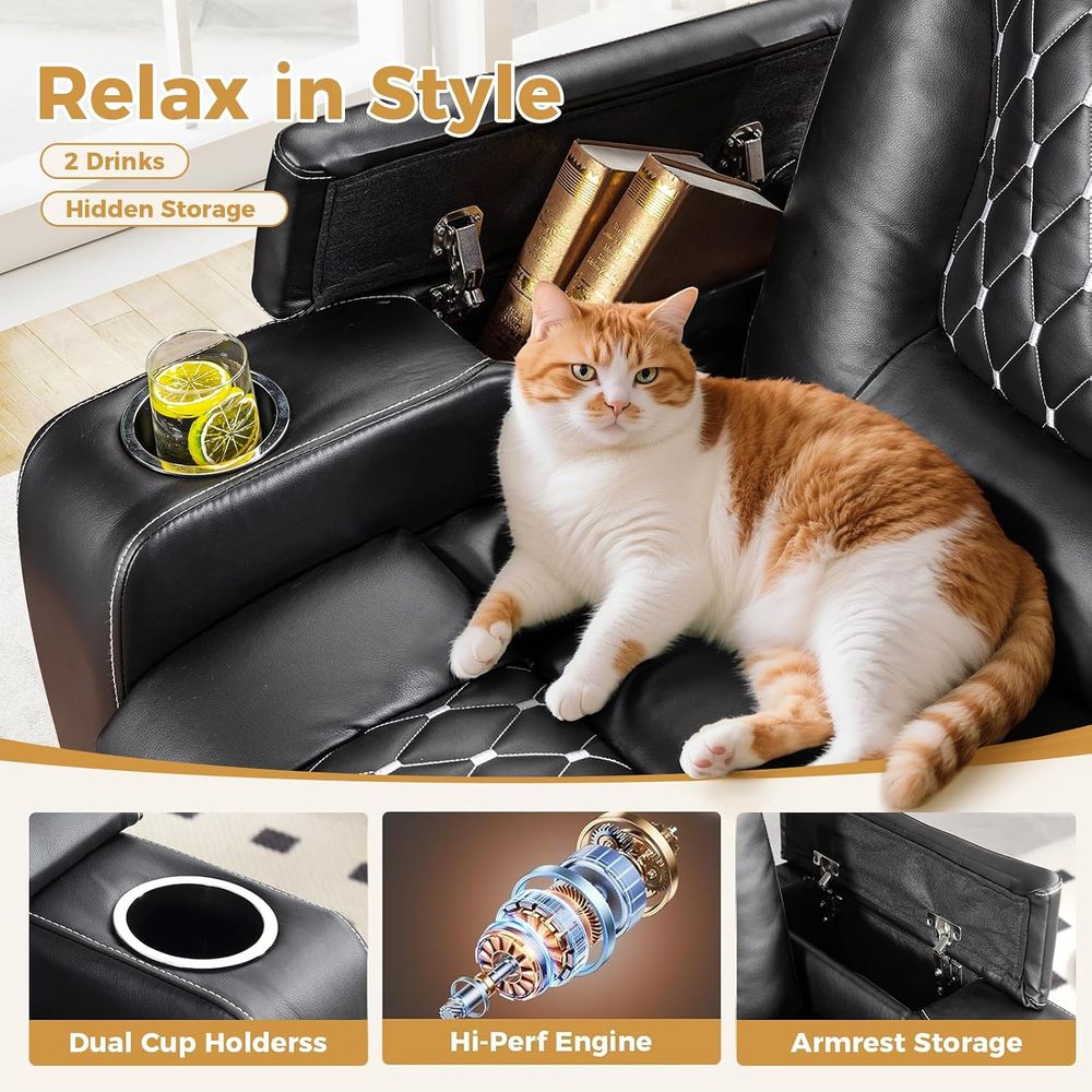 Kursi Recliner Elektrik dengan - Home Cinema Recliner Chairs ulasan dan harga