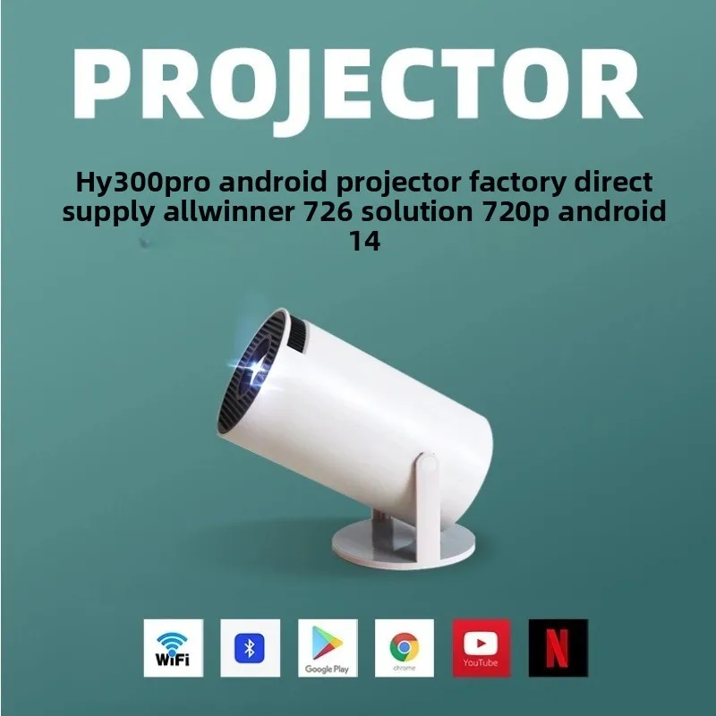 Proyektor Portabel HY300Pro 4K - Home Cinema Bluetooth ulasan dan harga