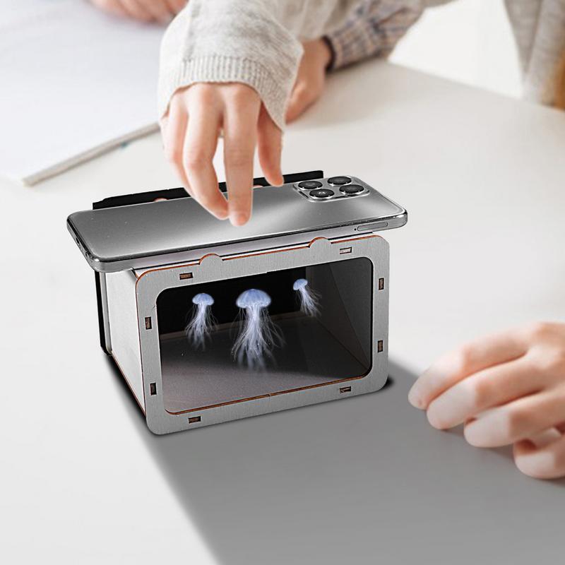 Proyektor holografis 3D kecil, - Home Cinema Diy ulasan dan harga
