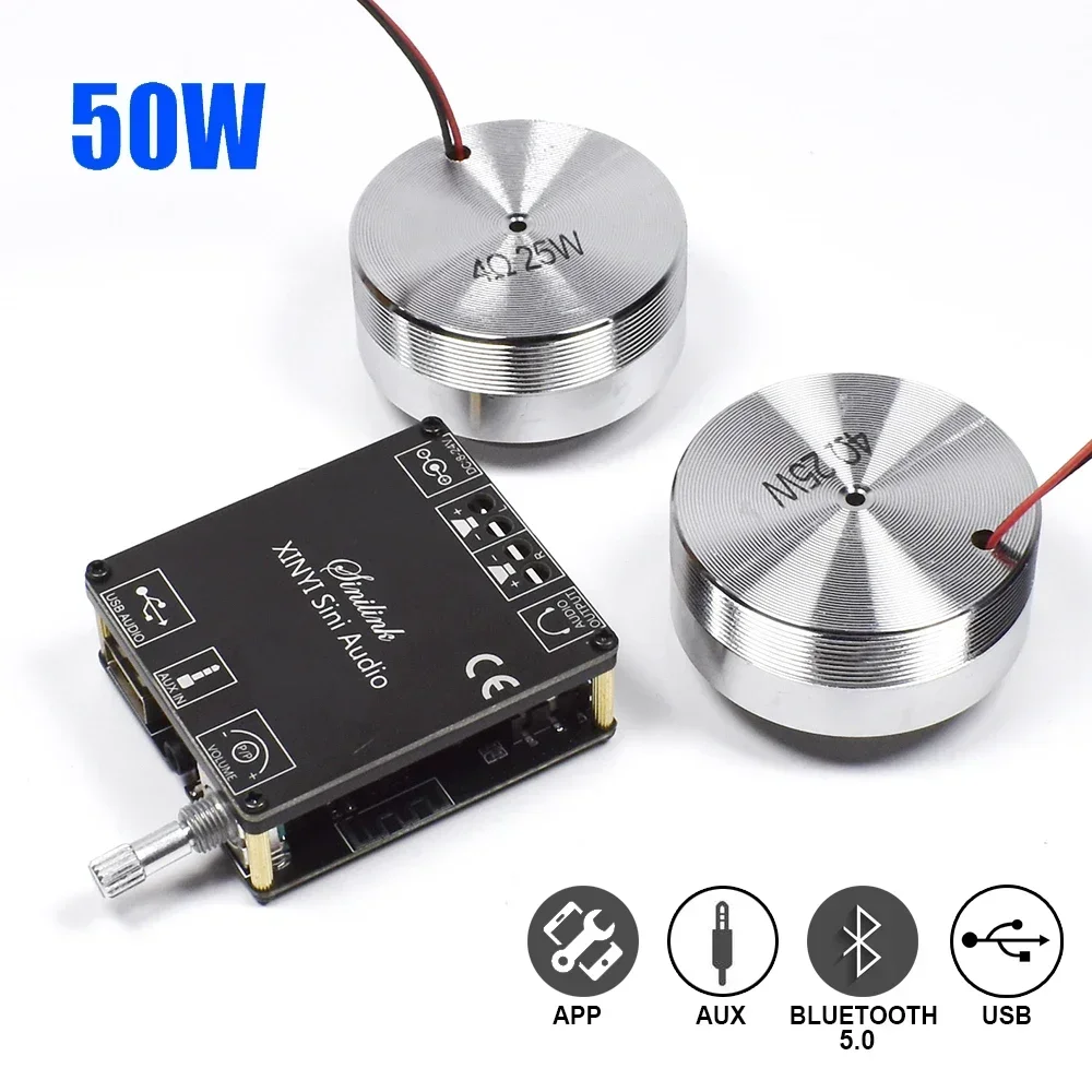 2*25W Speaker getar Stereo por - Home Cinema Bluetooth ulasan dan harga