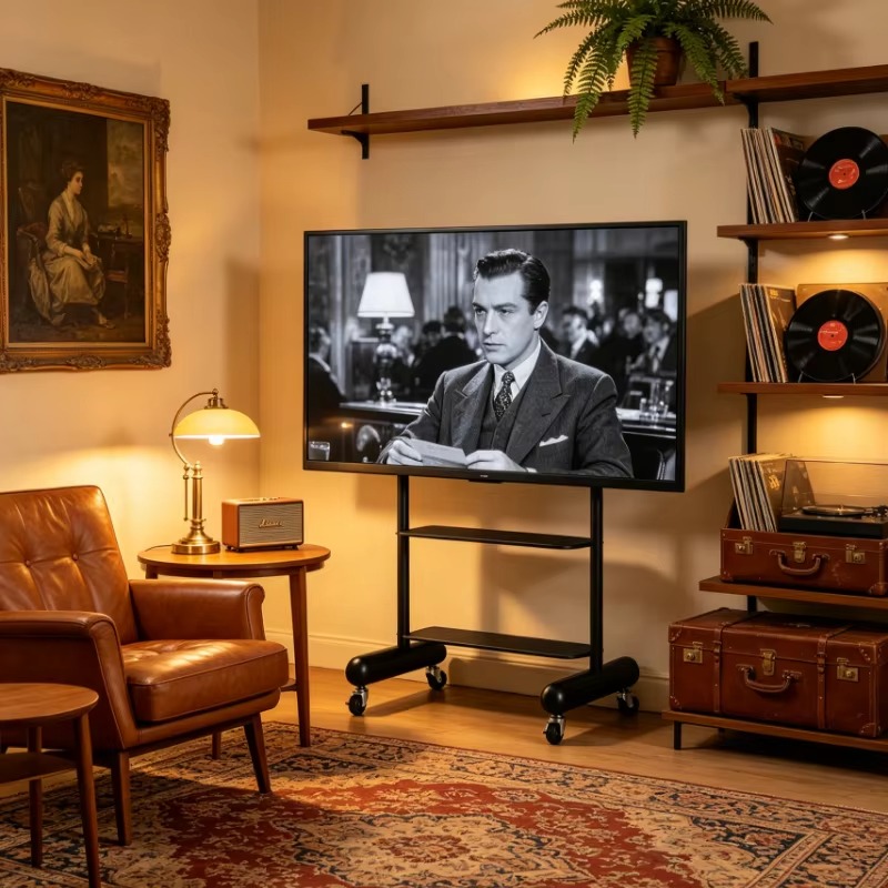 Rak TV Mobile untuk Apartemen  - Home Cinema In Small Room ulasan dan harga