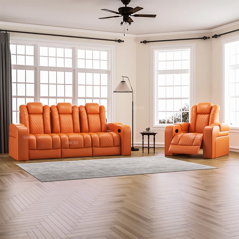 Furnitur Teater Mewah Warna Hi - Home Cinema Recliner Chairs ulasan dan harga