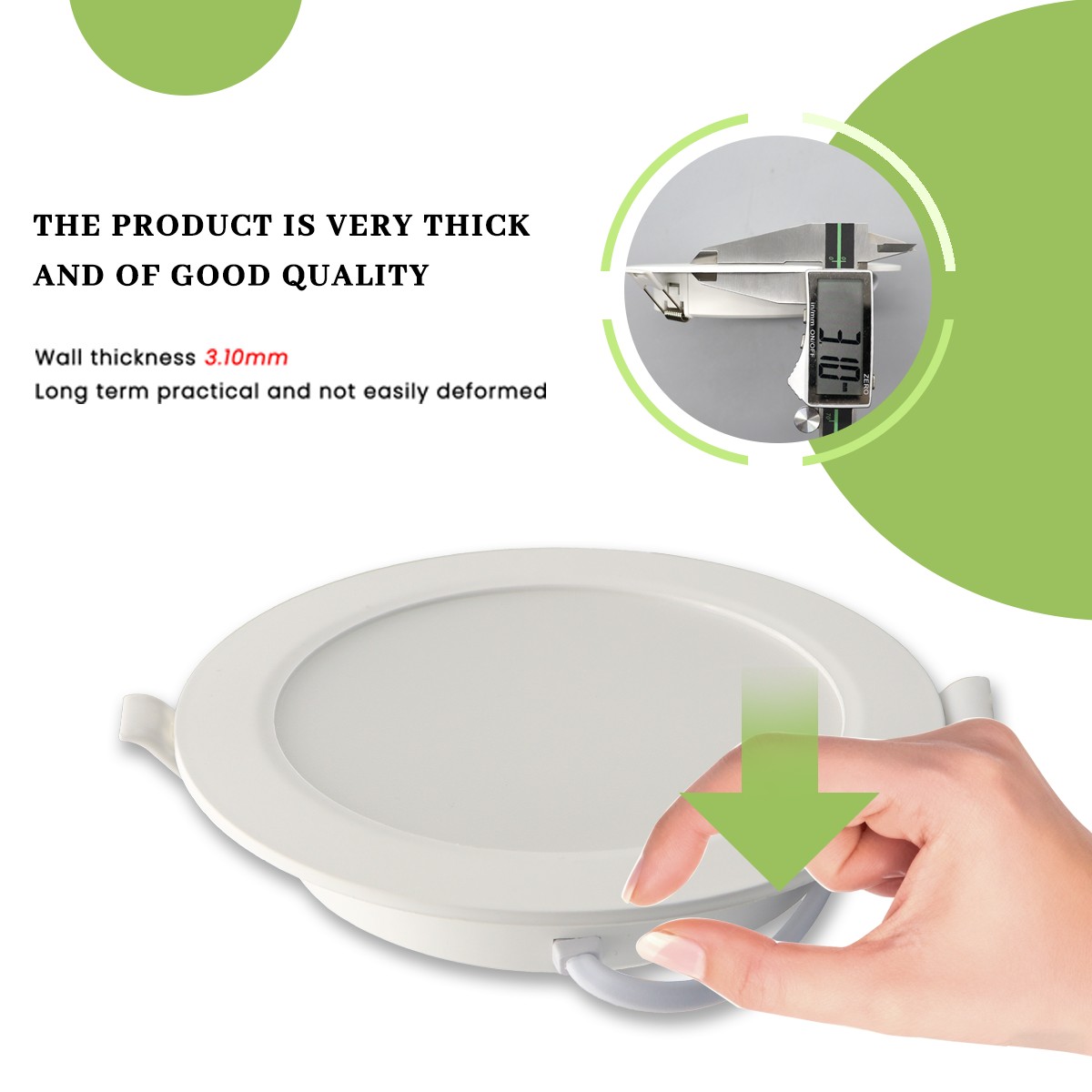 10 Buah Lampu Downlight Led Ti - Home Cinema Led ulasan dan harga