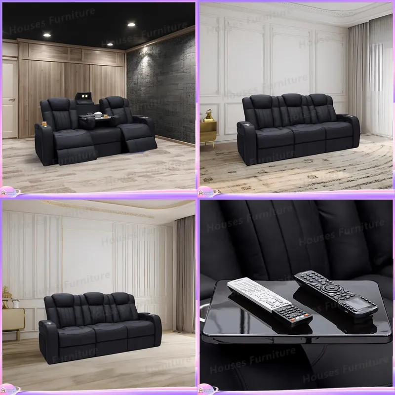 Kursi Sofa Recliner Kulit untu - Home Cinema Recliner Chairs ulasan dan harga