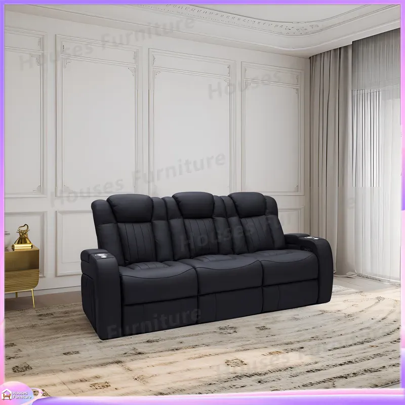 Kursi Sofa Recliner Kulit untu - Home Cinema Recliner Chairs ulasan dan harga