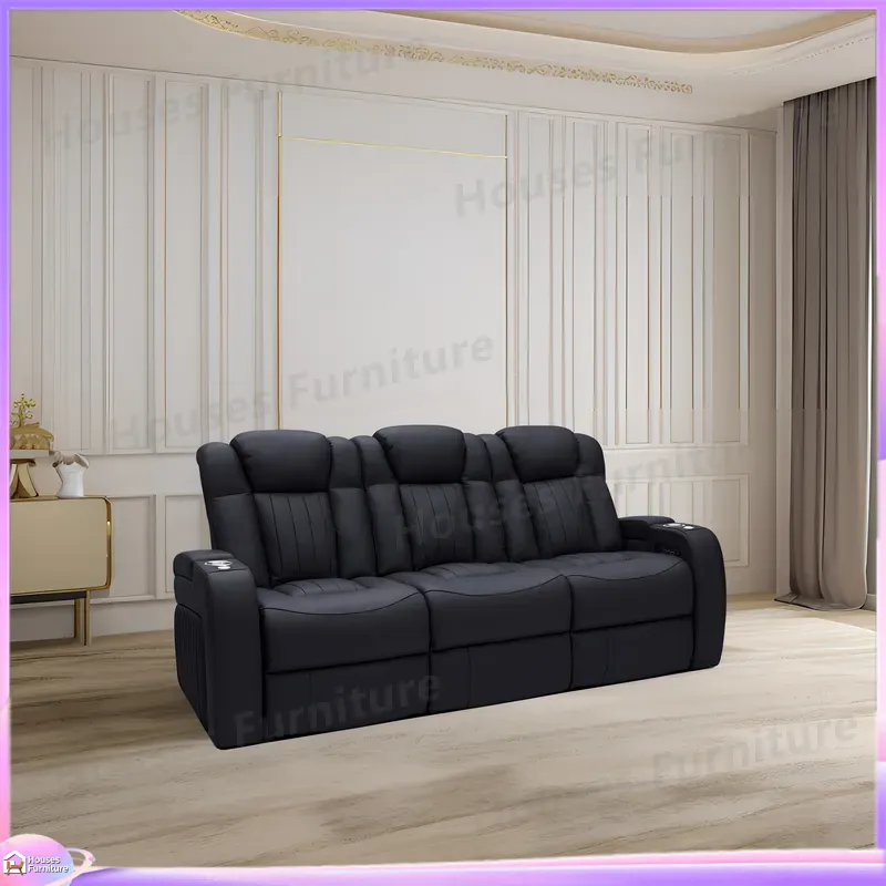 Kursi Sofa Recliner Kulit untu - Home Cinema Recliner Chairs ulasan dan harga