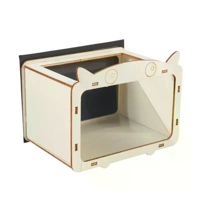 1Set Proyektor Hologram 3D Tam - Home Cinema Diy ulasan dan harga